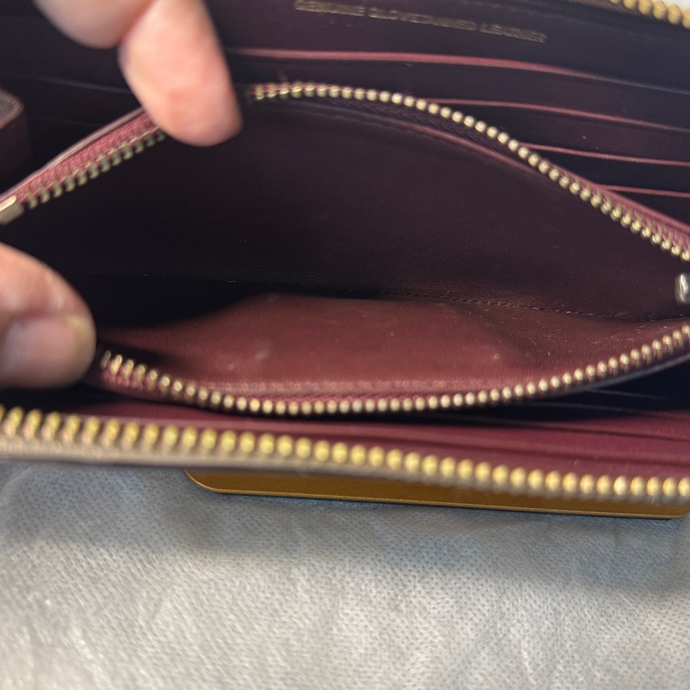 Coach Tan 1941 Link exotic phyton wallet rare multicolor leather zip around - Picture 12 of 14